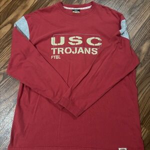 College Game Day VINTAGE * USC Trojans Long Sleeve* Size XXL